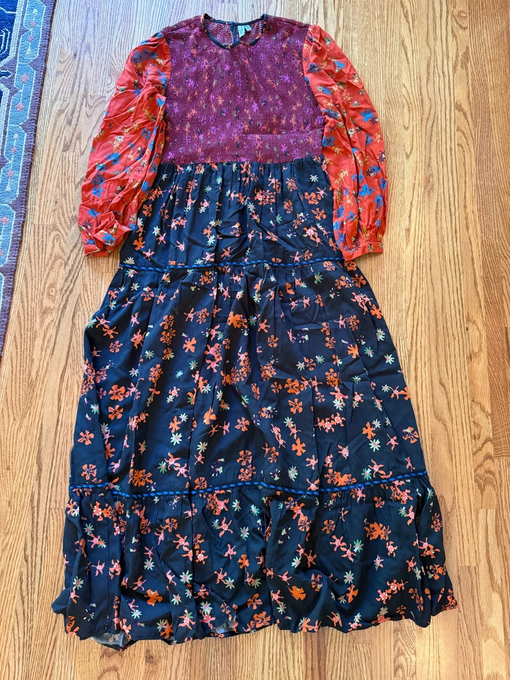Anthropologie Bl-nk Brittany Maxi Dress Sz XS - Picture 5 of 6